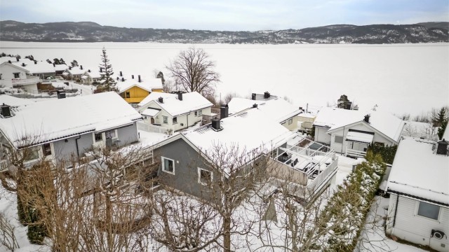 Kort vei til flott turterreng i Nordbykollen, med lysløype for bruk hele året.