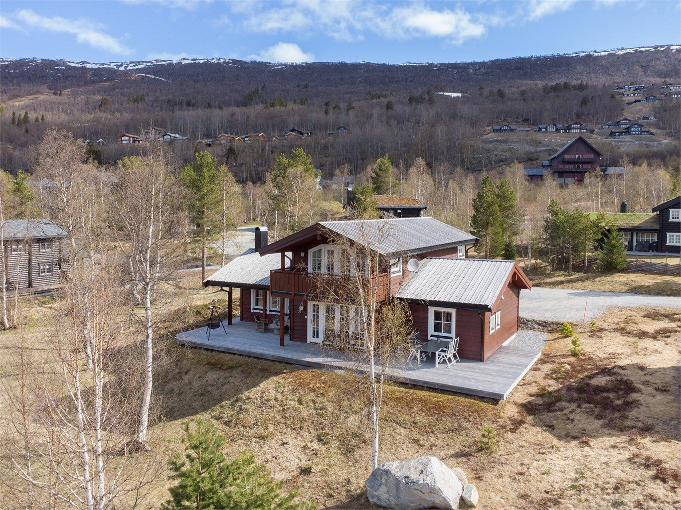 Velkommen til denne flotte fritidsboligen på Bjorli!
Foto: Jarle Osen