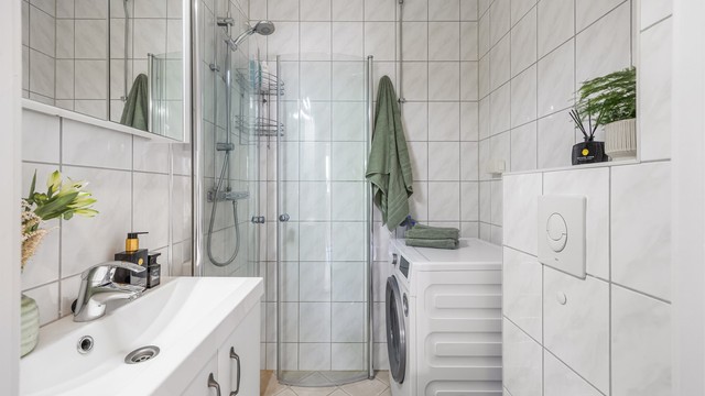 Badet er oppgradert i 2010 i regi av sameiet.