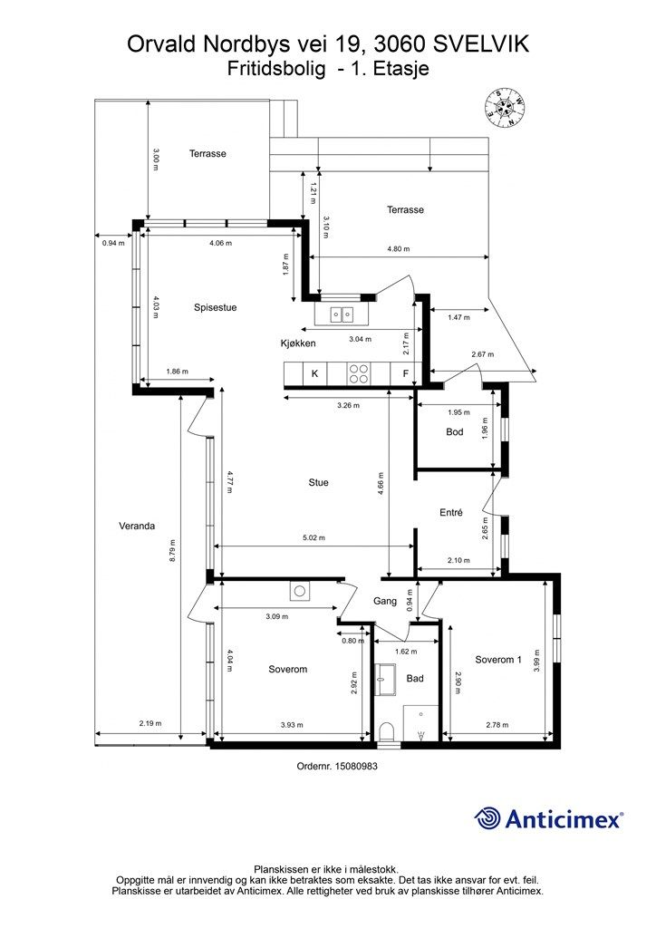 Plantegning - 1. etasje