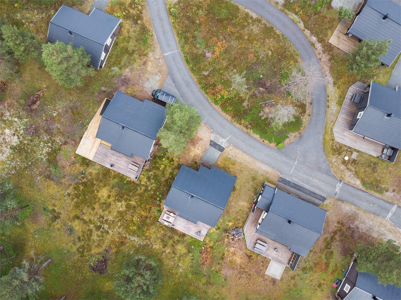 Dronebilde sett fra fugleperspektiv