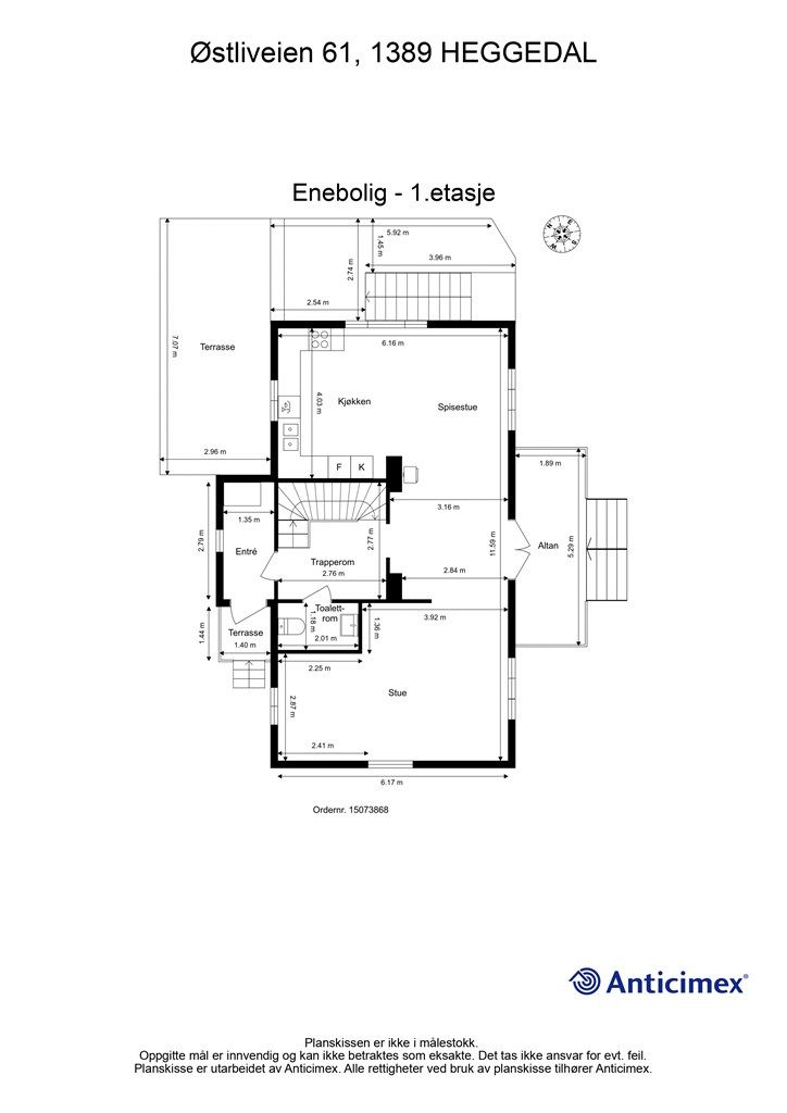 Plantegning - 1.etasje