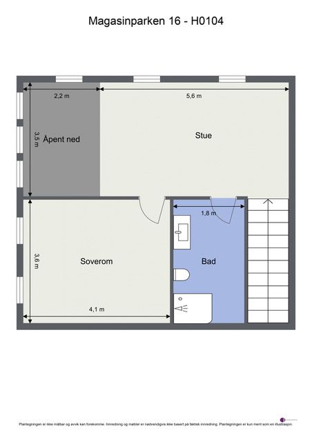 Plantegning 2.etasje.