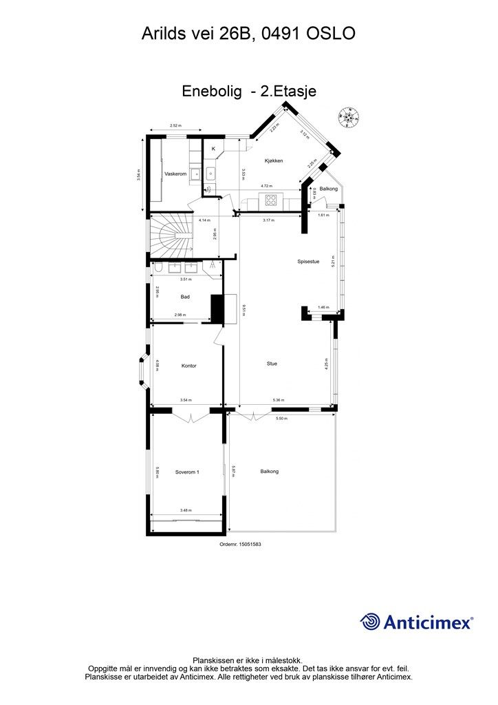 Plantegning 2. etasje