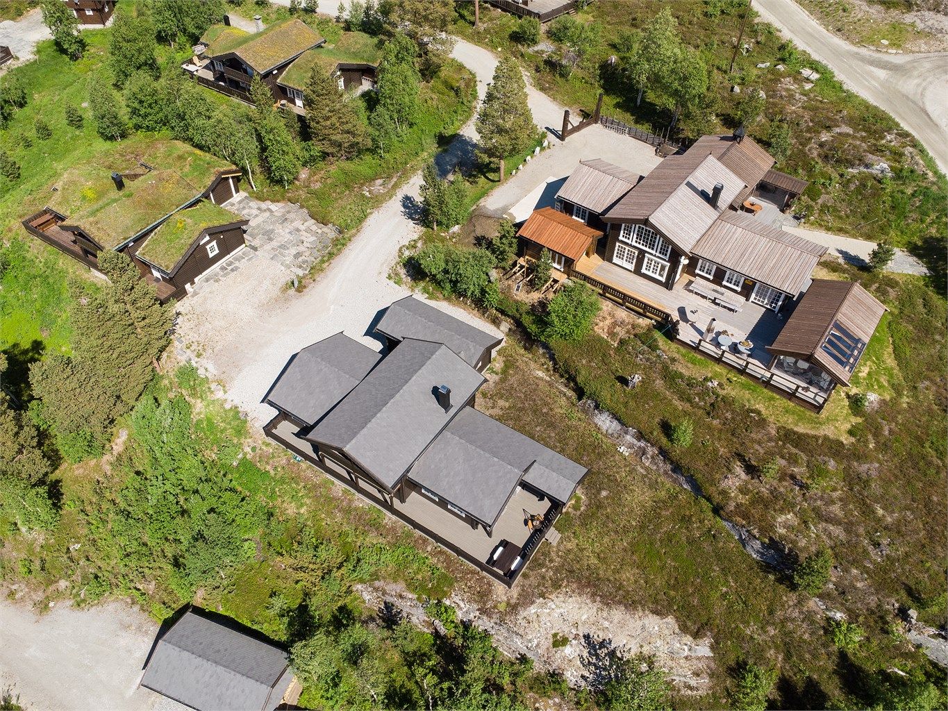 Dronebilde sett fra fugleperspektiv