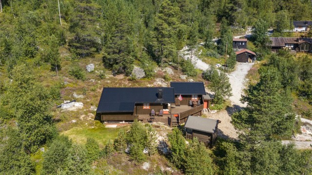Solrikt og usjenert på Solheimsmoen.