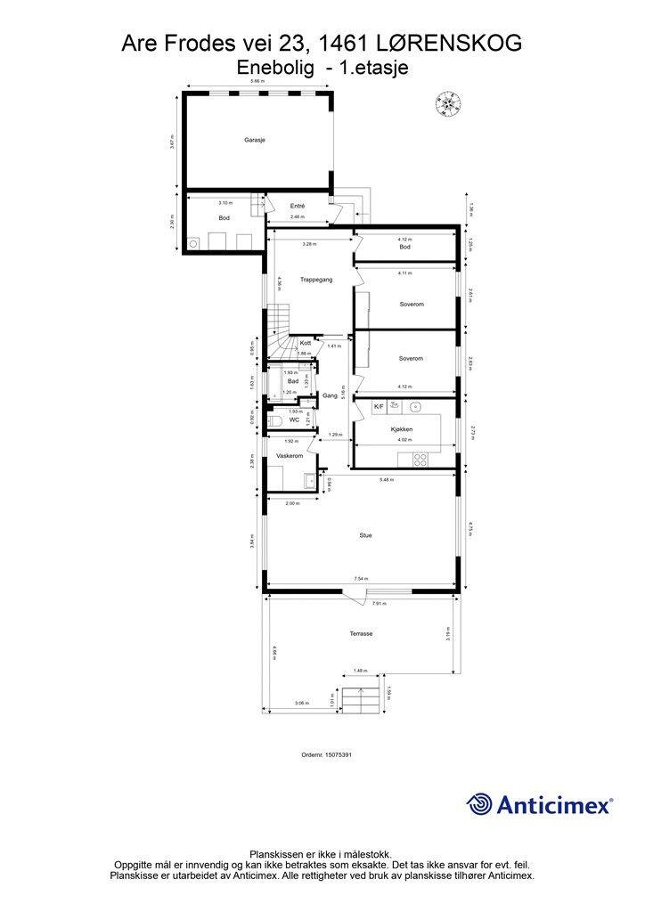 Plantegning - 1.etasje