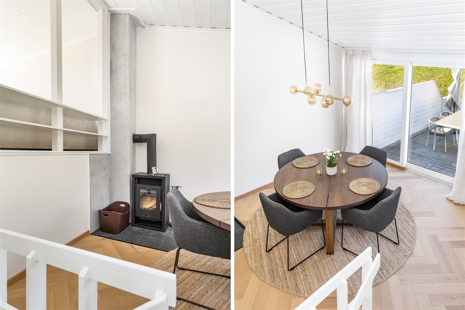 Vedovnen er et like stemningsfremmende som varmende følge til spisebordet.