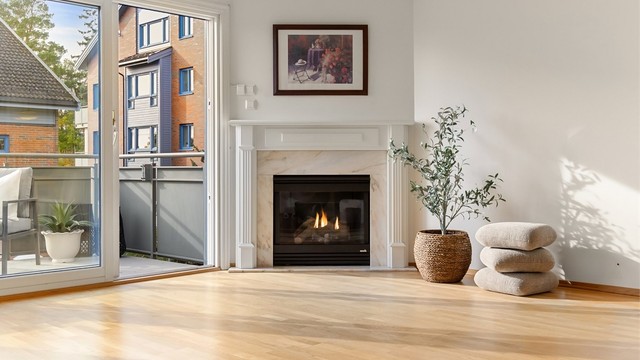 Gasspeis i stuen gir både varme og hygge