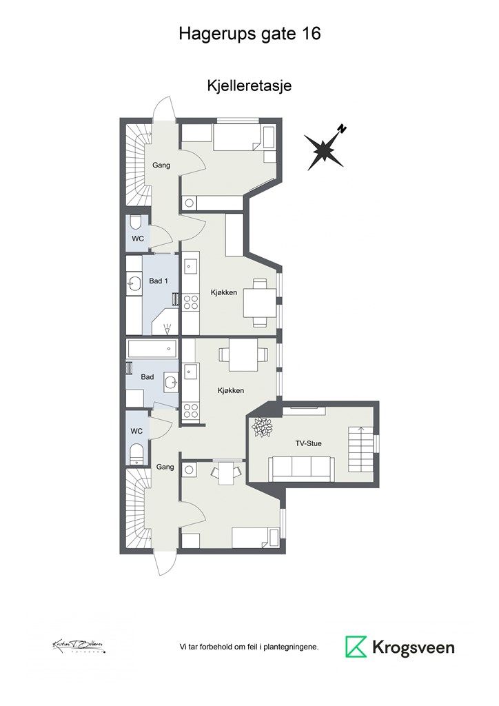 Hagerups gate 16 - Kjelleretasje