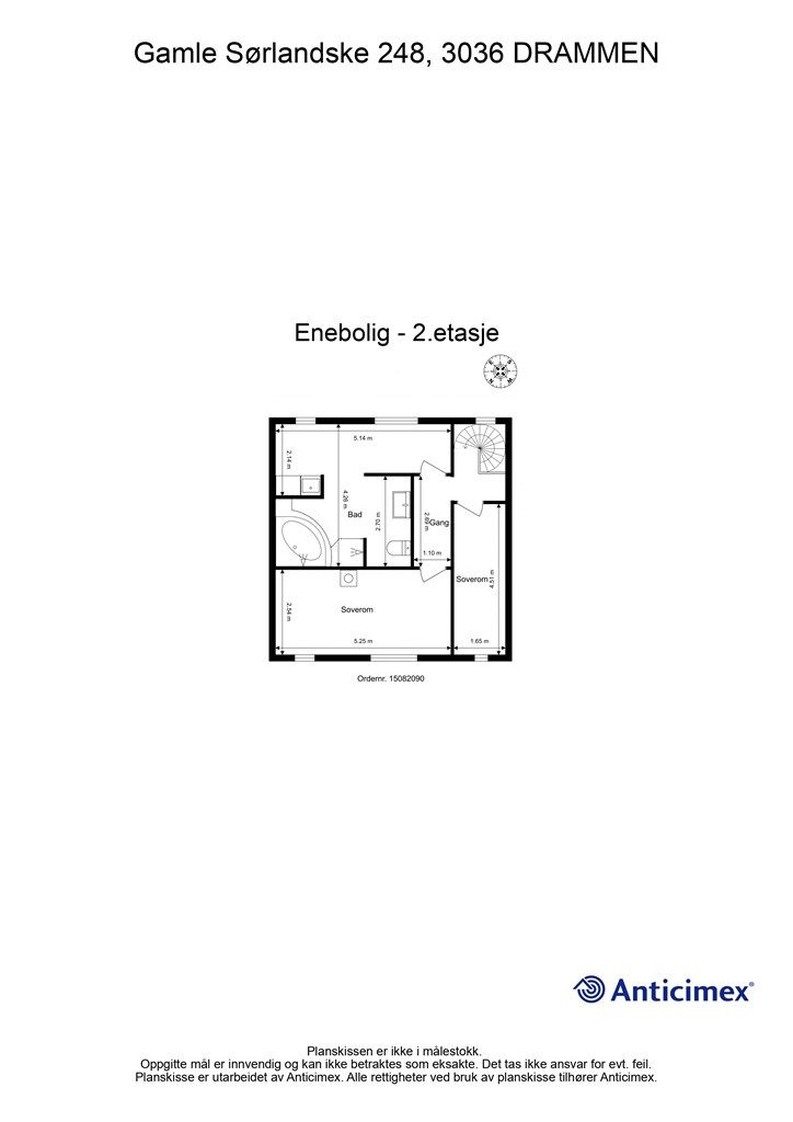 Plantegning 2. etasje