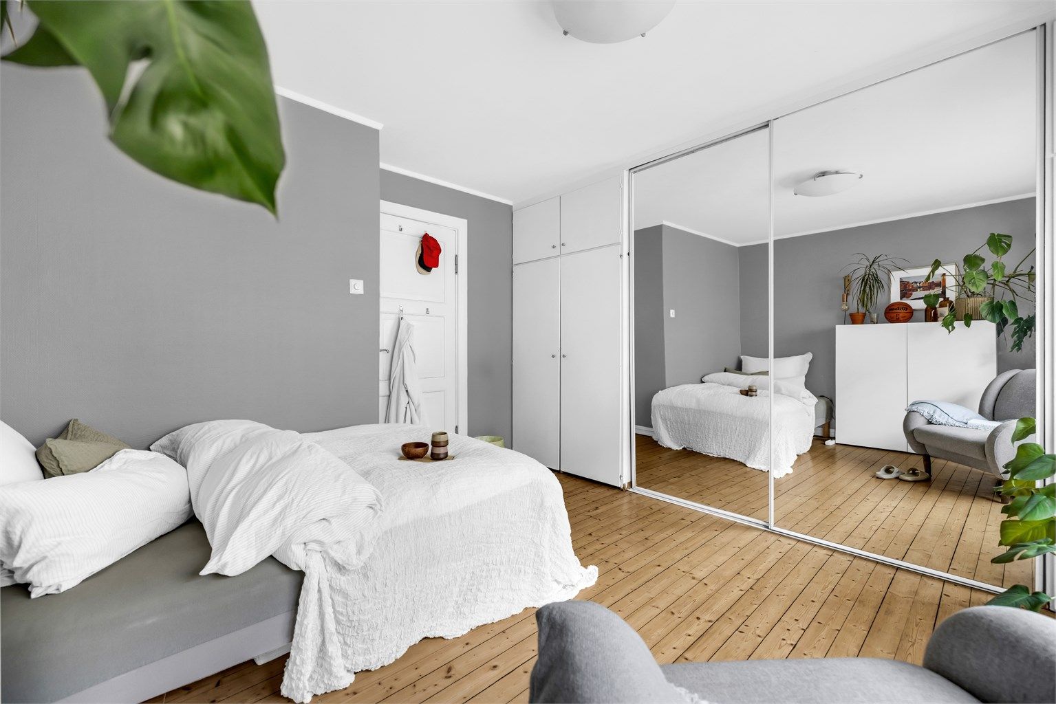 Rommets utforming gjør det lett å møblere!