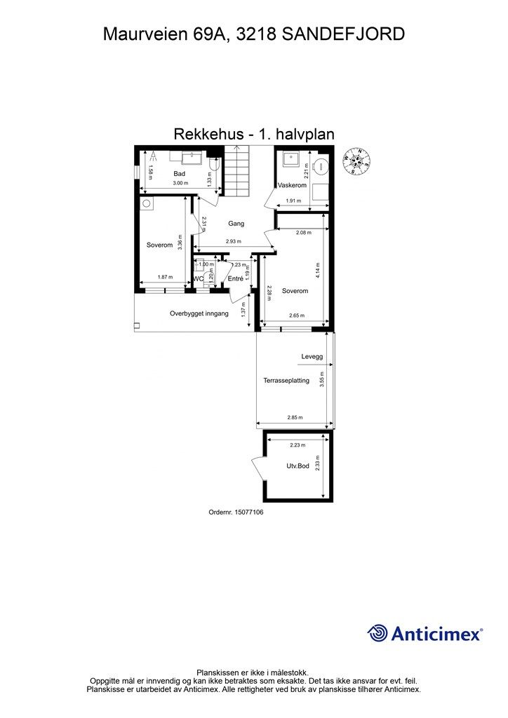 Plantegning- 1. halvplan