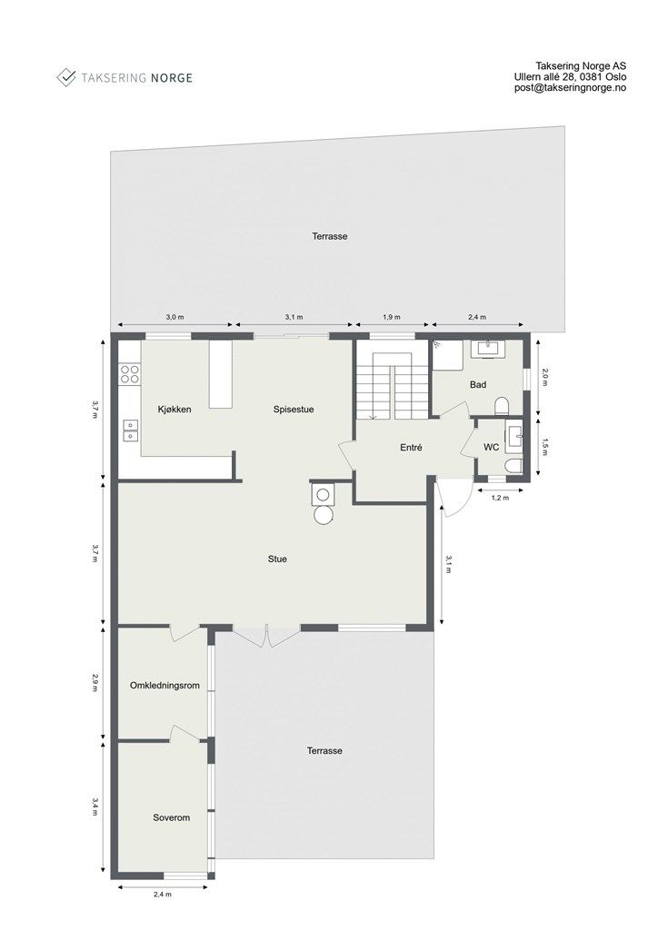 Plantegning 1. etasje