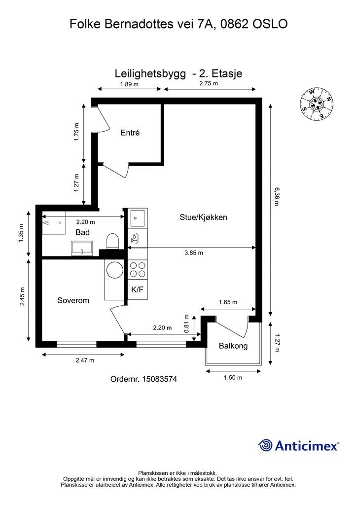 Plantegning 2. etasje