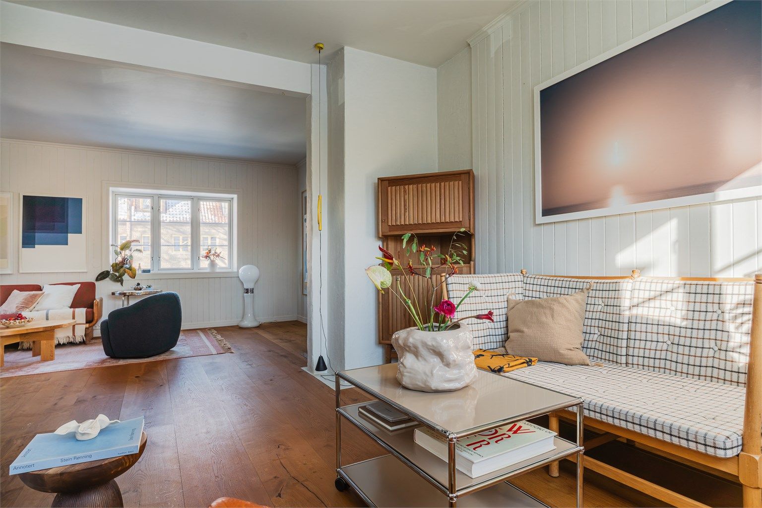 Det store rommet gir fleksibilitet og kan enkelt deles inn i flere soner.