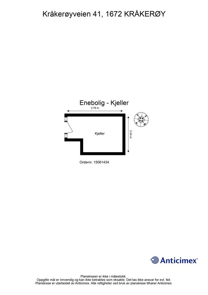 Veiledende planskisse kjeller