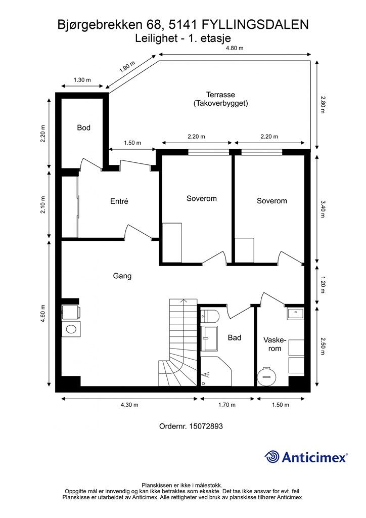 - Plantegning 1.etasje - 