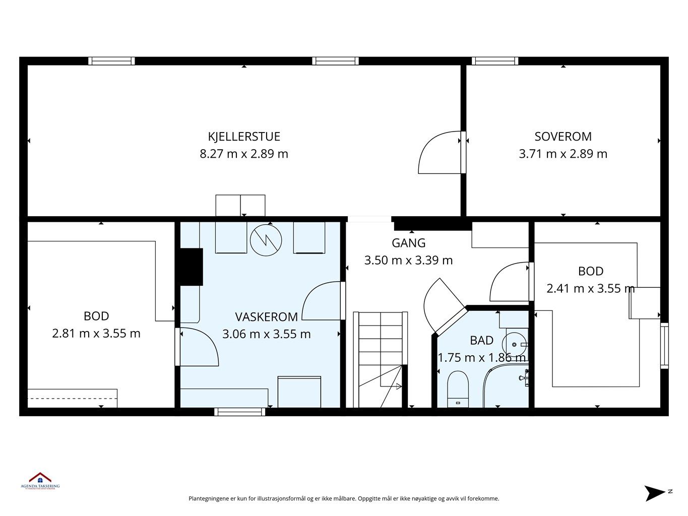 Plantegning underetasje
