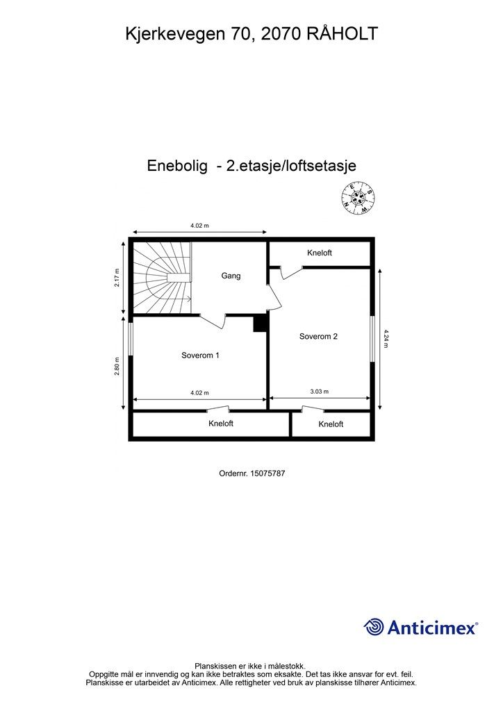 Plantegning - 2.etasje.