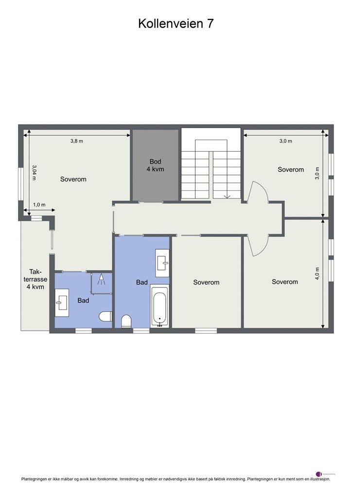 Plantegning 2. etasje