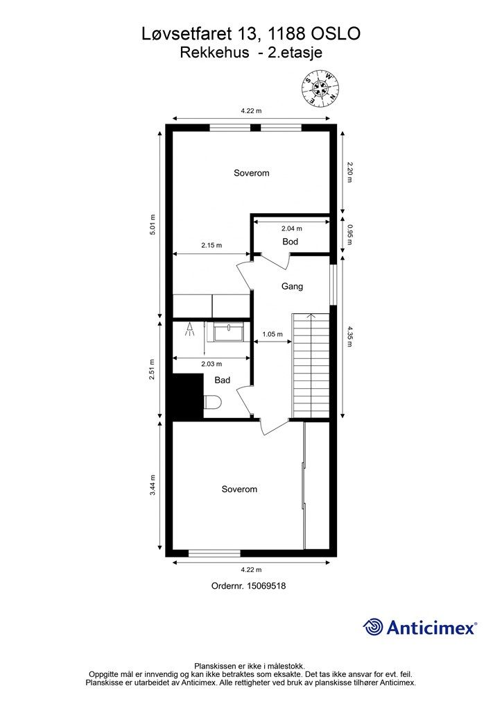 Plantegning - 2.etasje
