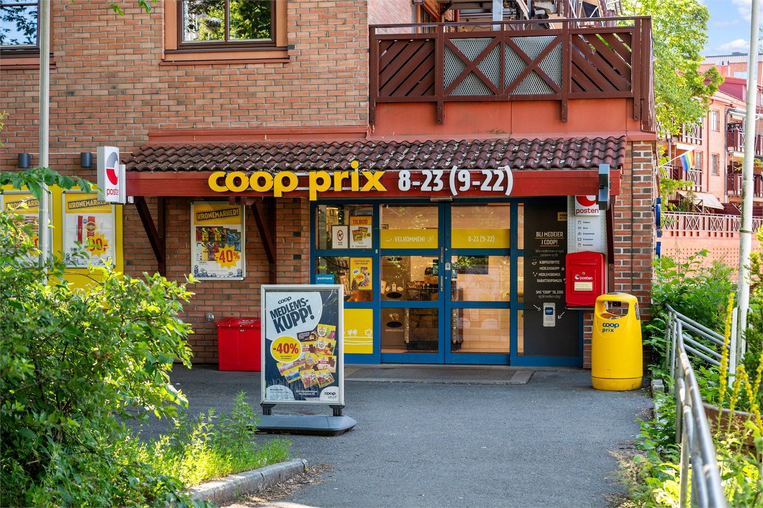 Kort vei til nærbutikken!