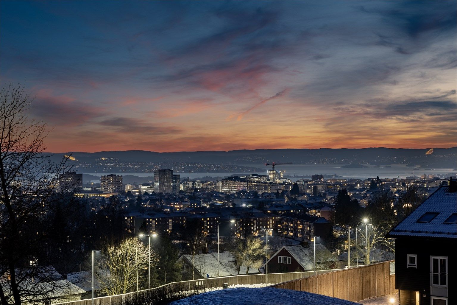 Nydelig utsikt over Oslo!
