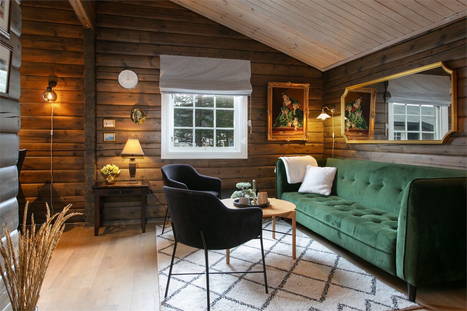 Koselig sofakrok på stuen