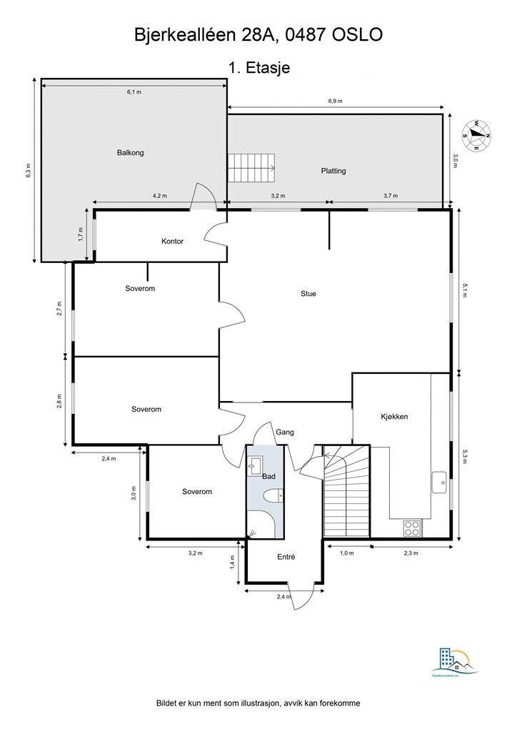 Plantegning 1.etasje