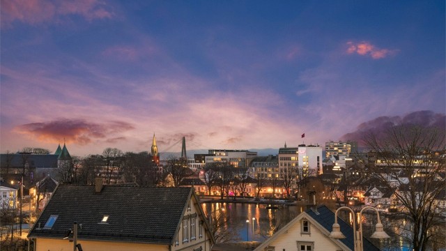 Fin utsikt til Breiavannet.