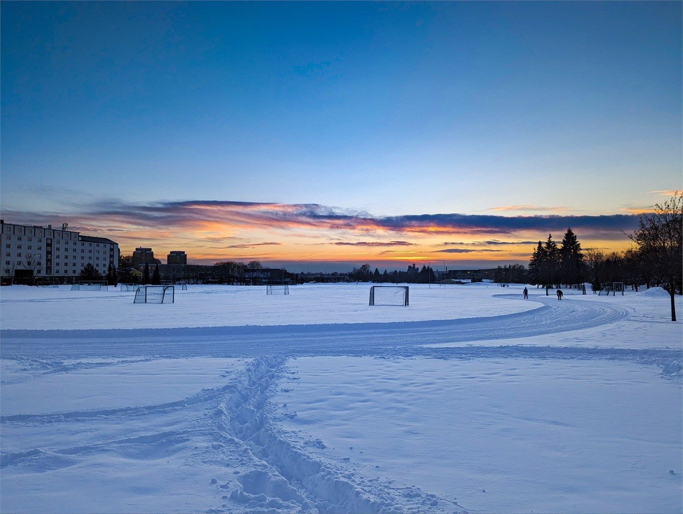  På gode vintre er det skimuligheter på Voldsløkka. (Selgers bilde)