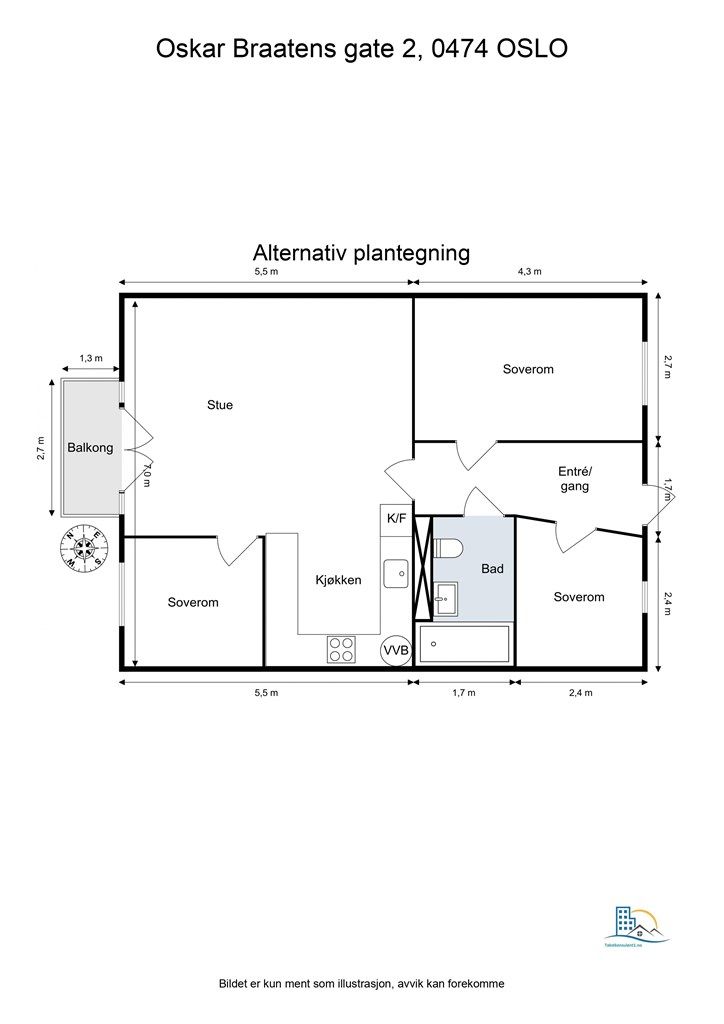 Alternativ plantegning