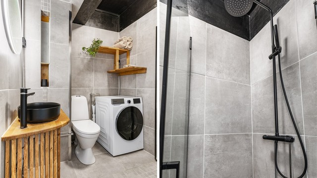 Badet ble i 2023 pusset opp med blant annet nytt sanitærutstyr, nye rør, nye varmekabler og nye fliser på gulv og vegger, med mer. Arbeidet ble utført hovedsakelig som egeninnsats.