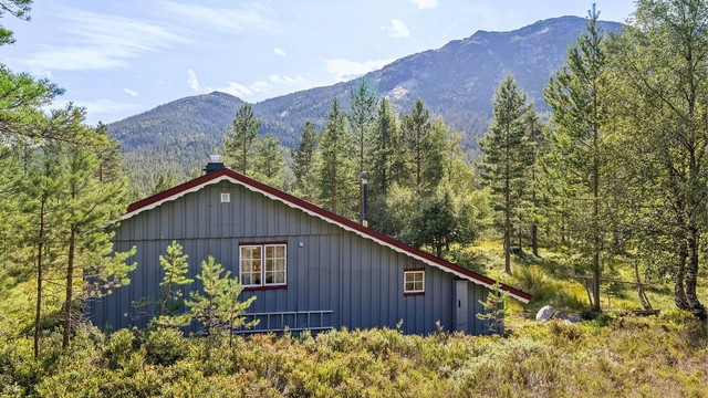 Hytta har flott beliggenhet i naturskjønne omgivelser. Foto: EFKT