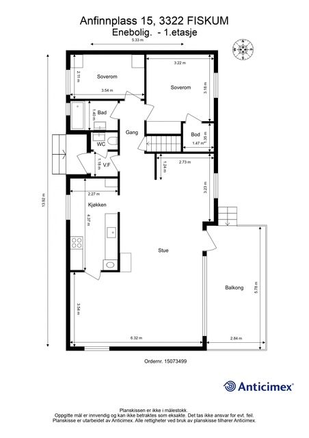Plantegning 1.etasje