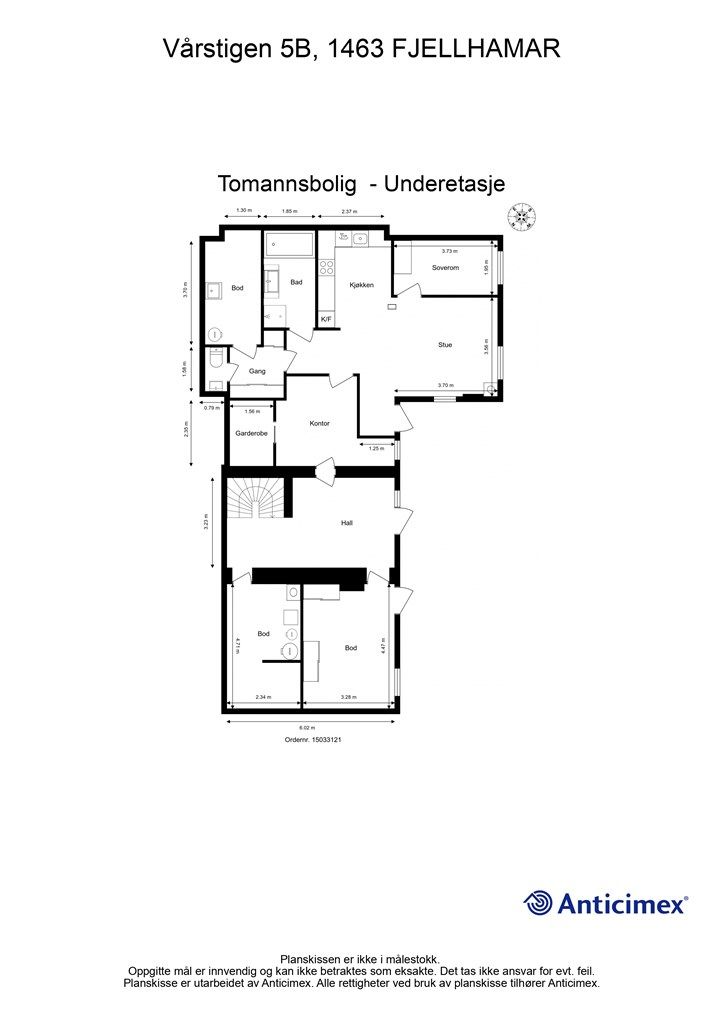 Plantegning-Underetasje
