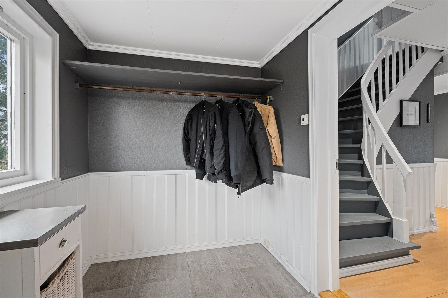 Entré/inngangsparti.