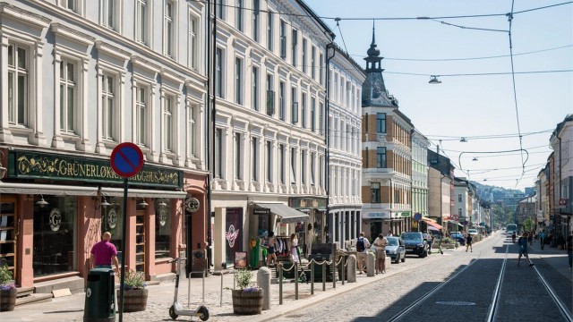 Kort vei til Grünerløkka, Kiellands plass, St. Hanshaugen, Sagene og Torshov.