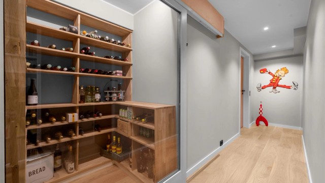 Lunt vinrom plassert i underetasjen