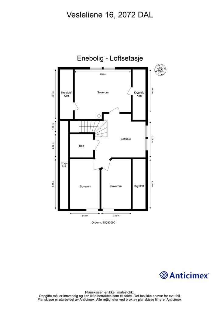 Plantegning 2. etasje