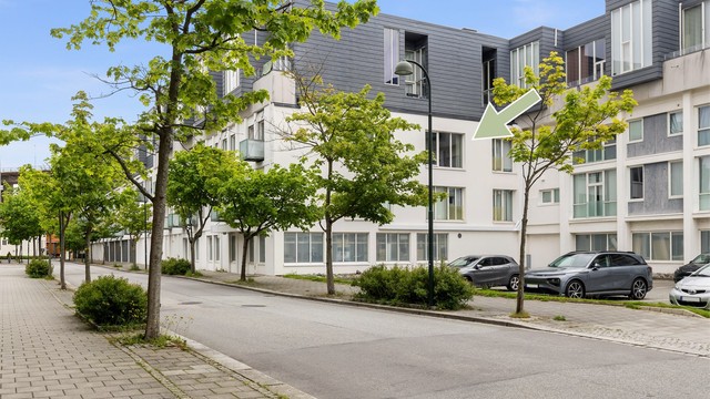 Leiligheten har fin beliggenhet i byggets 3. etg