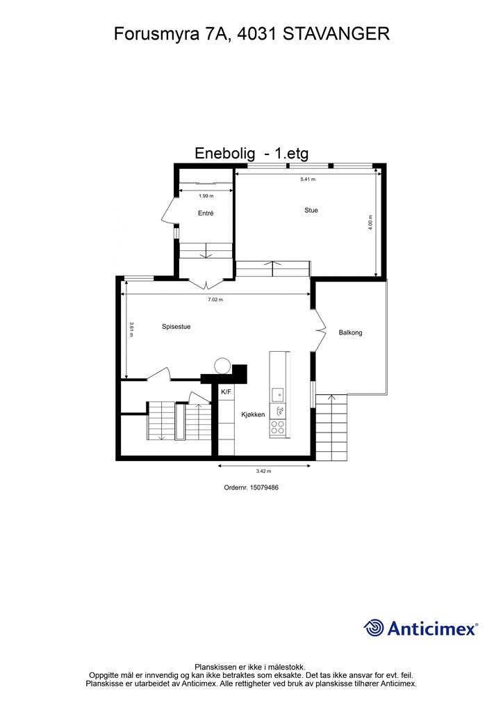 Plantegning 1.Etasje.