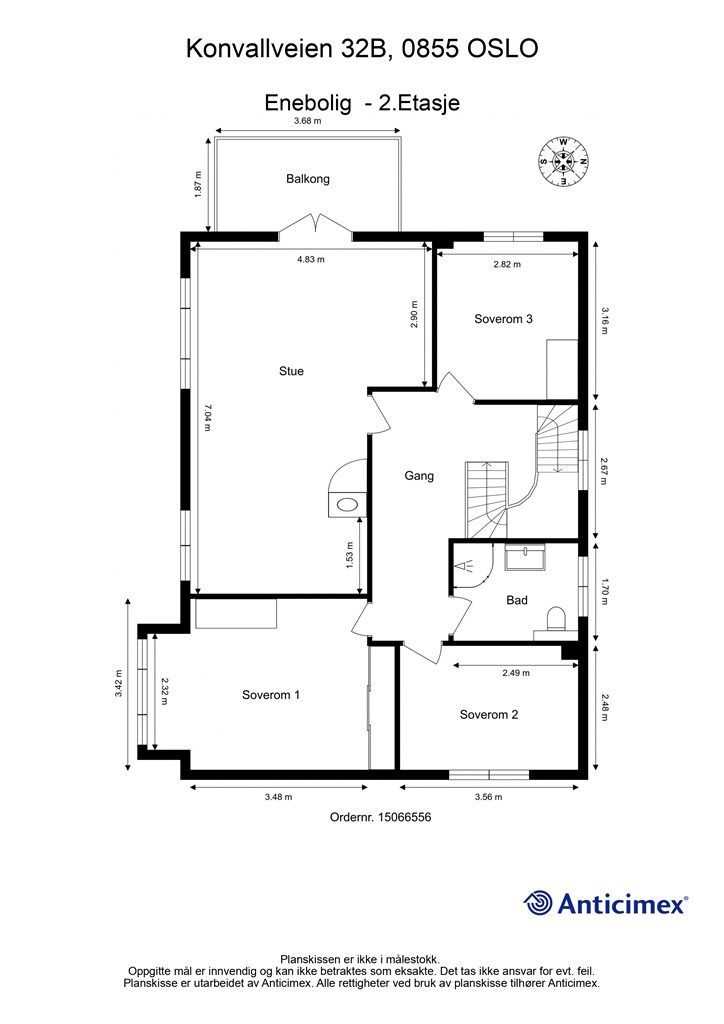Plantegning 2.Etasje