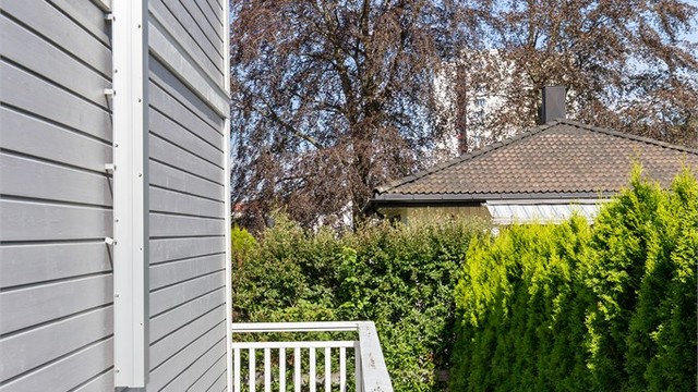 Kjellertrapp til del benyttet som hybel