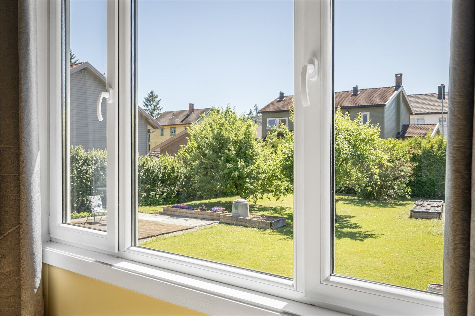 Utsikt fra stuen.