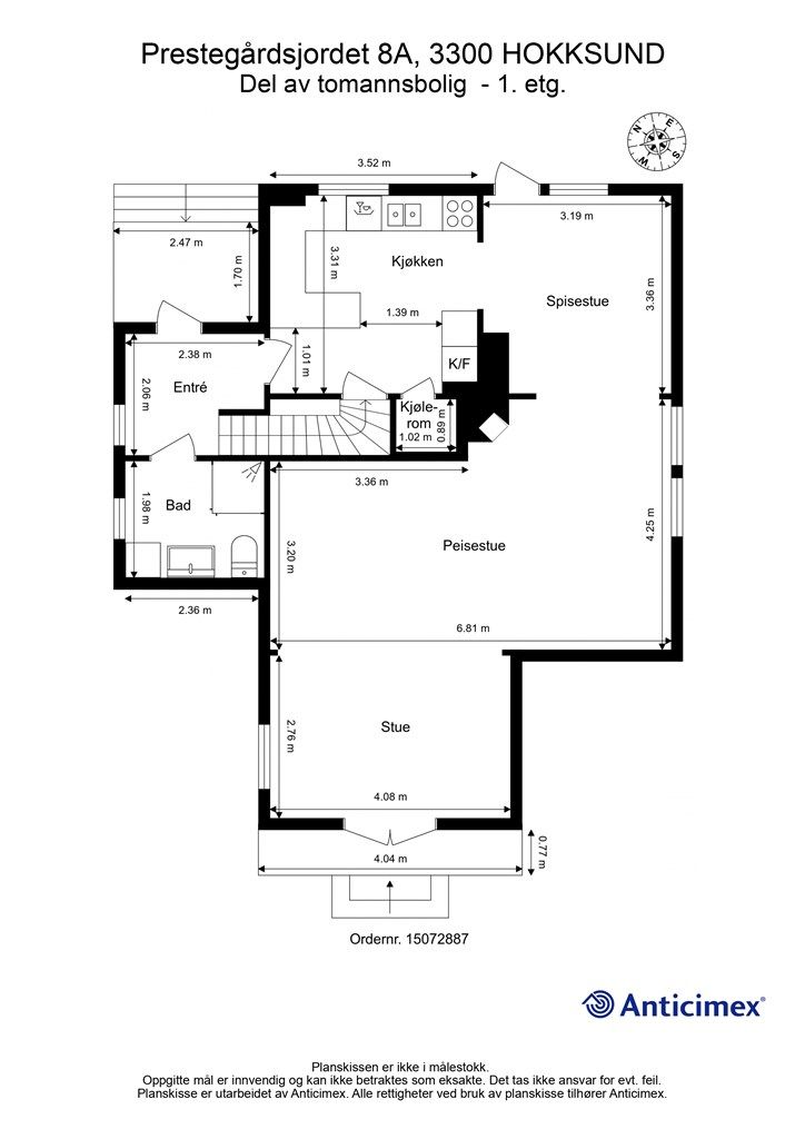 Plantegning 1. etasje
