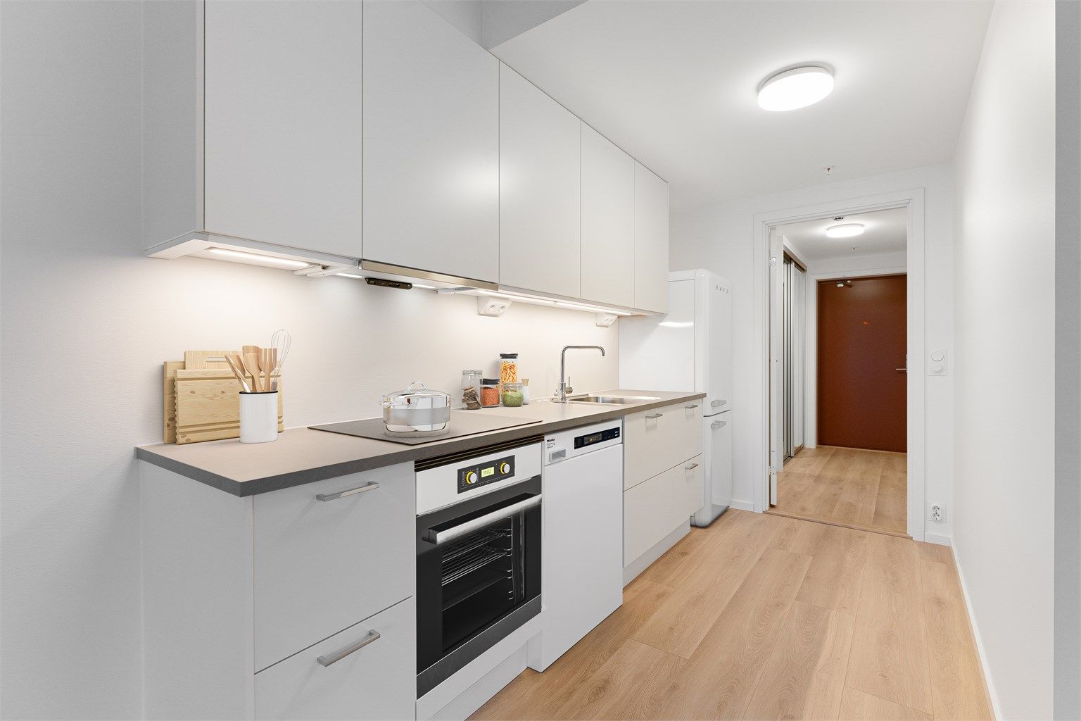 Digitalt stylet bilde av kjøkkenet