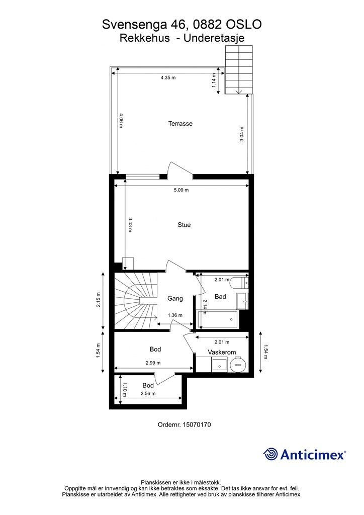 Plantegning - Underetasje
