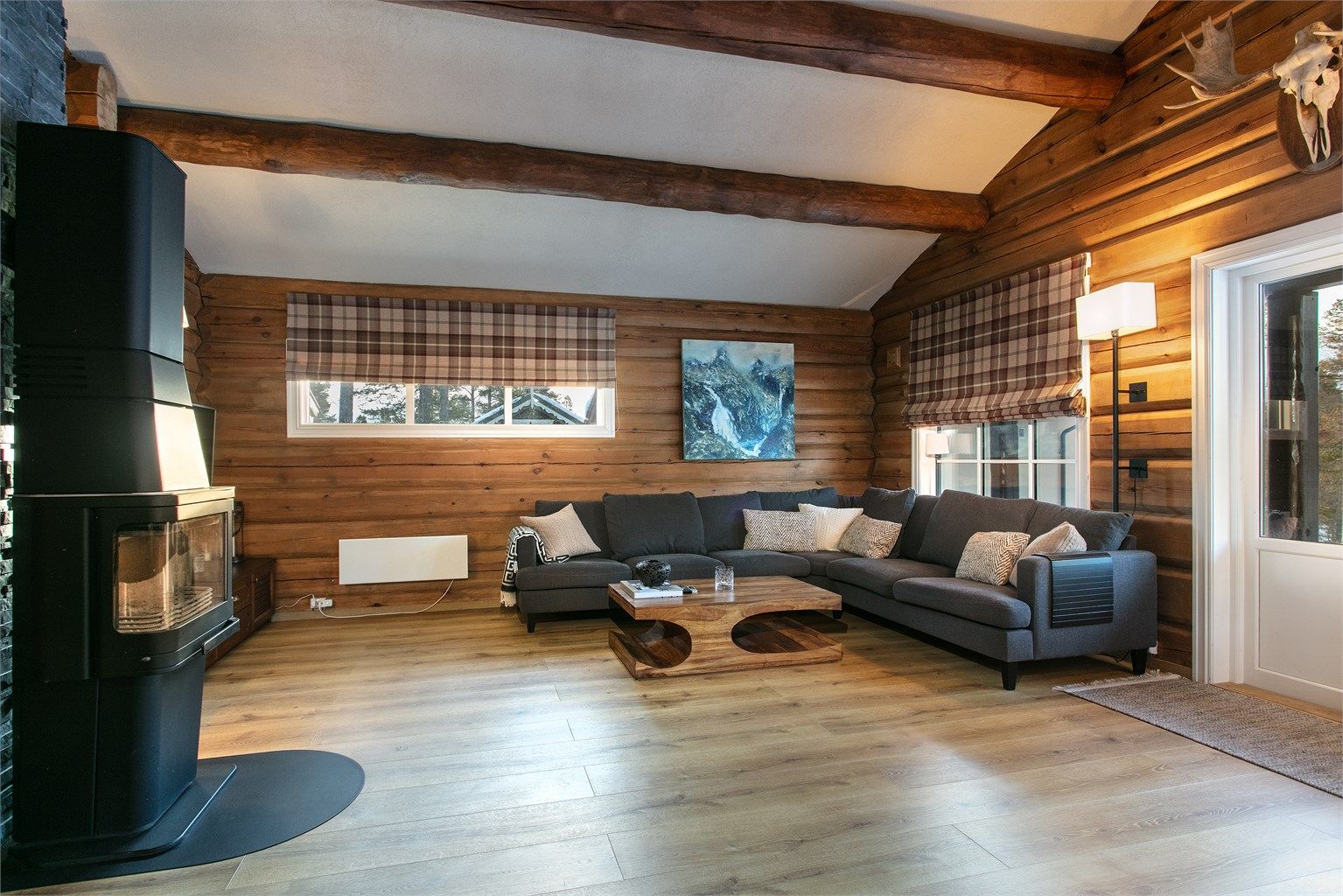 Sofakroken på stuen